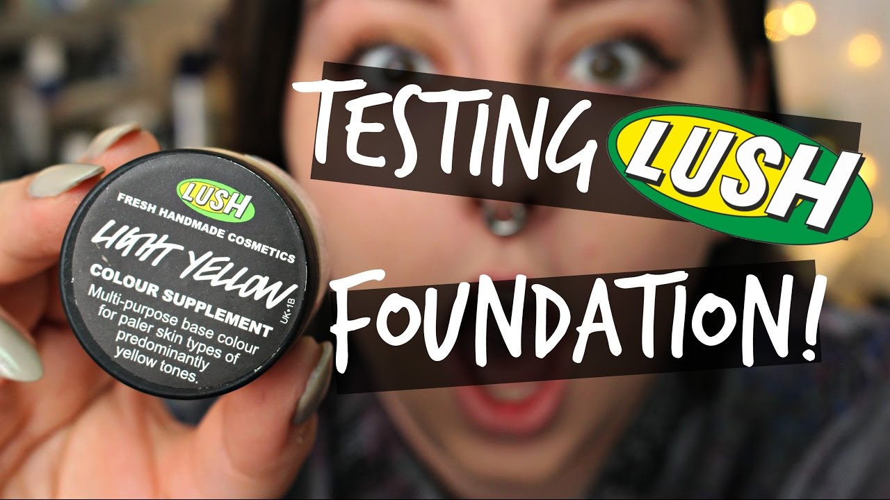 TESTING LUSH FOUNDATION!