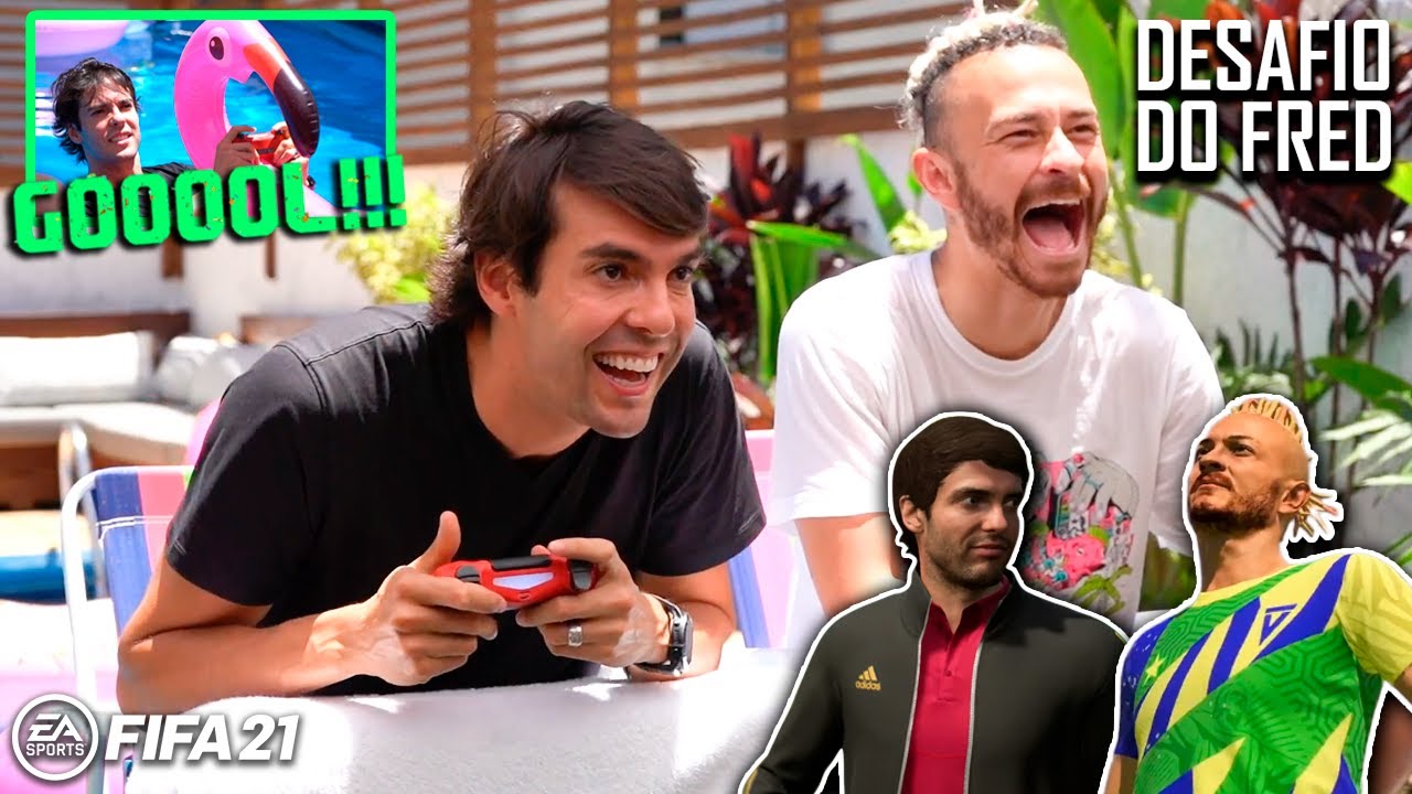 Fred e Kaká juntos no FIFA! - Tomou gol, cai na água