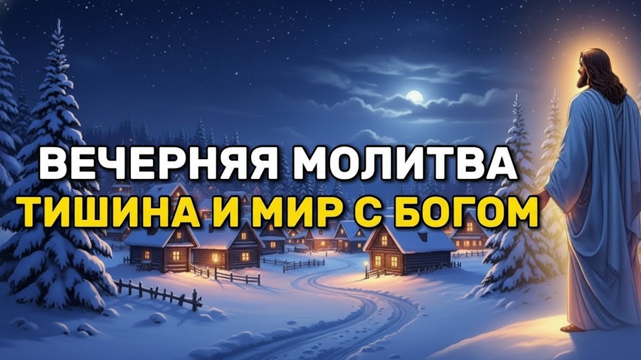 Вечерняя Молитва погрузись в мир душевного спокойствия под защитой Господа