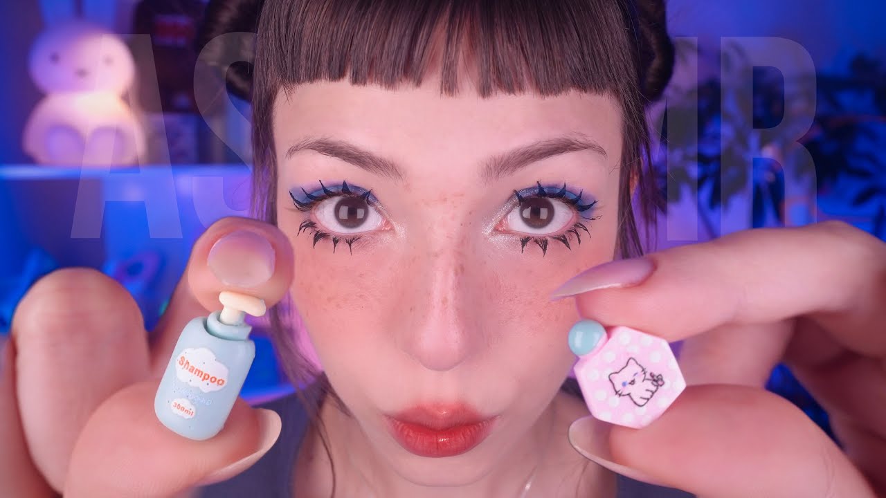 ASMR MINI SPA FAKE | Cuidando de você com mini objetos 🤏😴