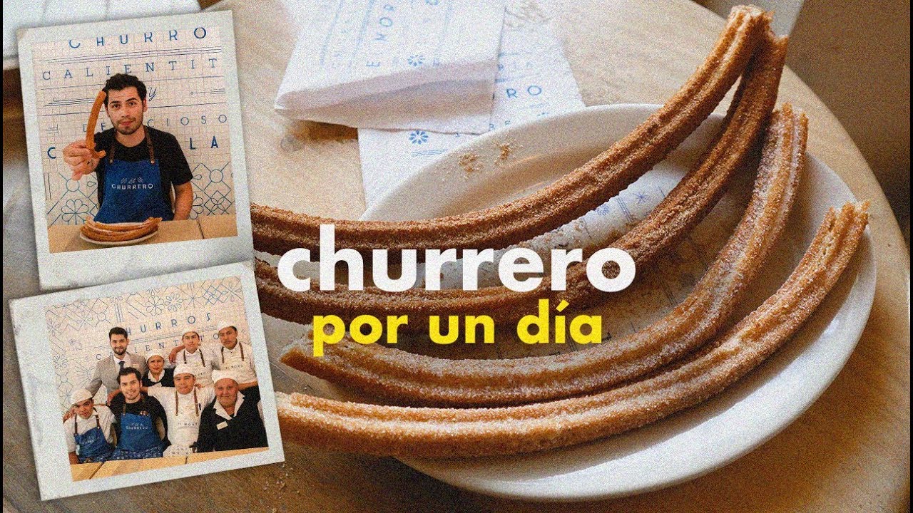 👨🏻‍🍳🥨 Un día siendo CHURRERO  | SOY ALONSO 👨🏻‍🍳