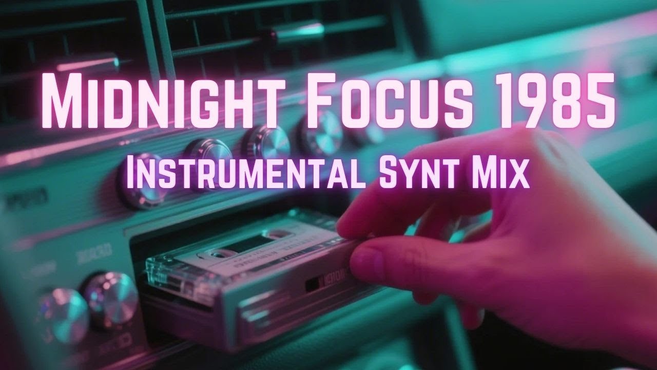 Midnight Focus 1985 🌙 | Instrumental Synthwave for Work & Concentration