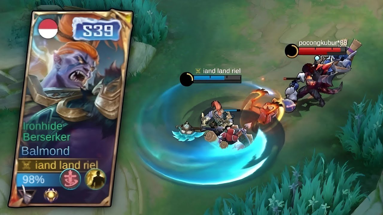 Skin S39 Balmond "Ironhide Berseker" Gameplay Exp Lane | Mobile Legends: Bang Bang