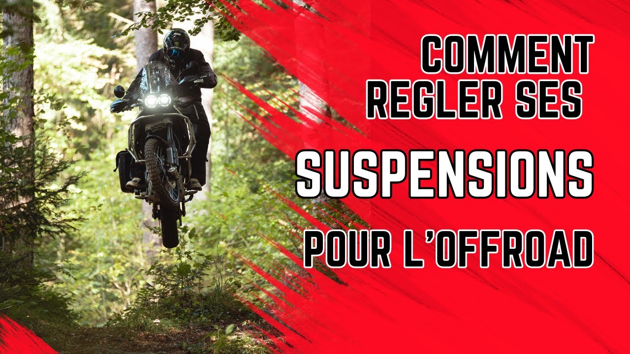 Comment bien régler les suspensions de son trail pour l'offroad