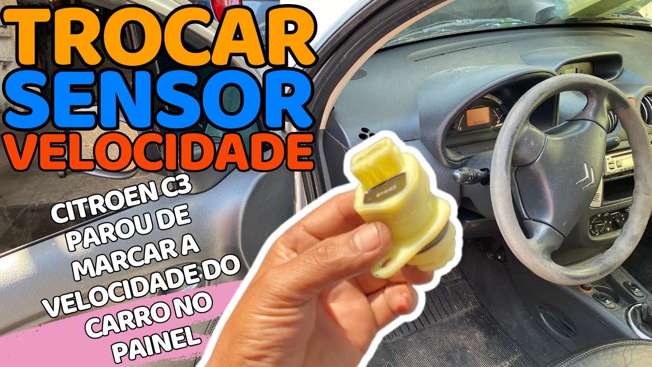 Como trocar o sensor de velocidade do Citroen c3 2010