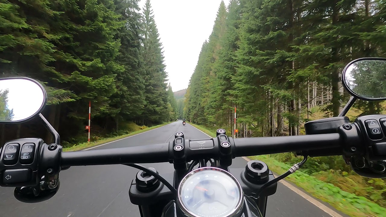Modrava-Srní beautiful road.