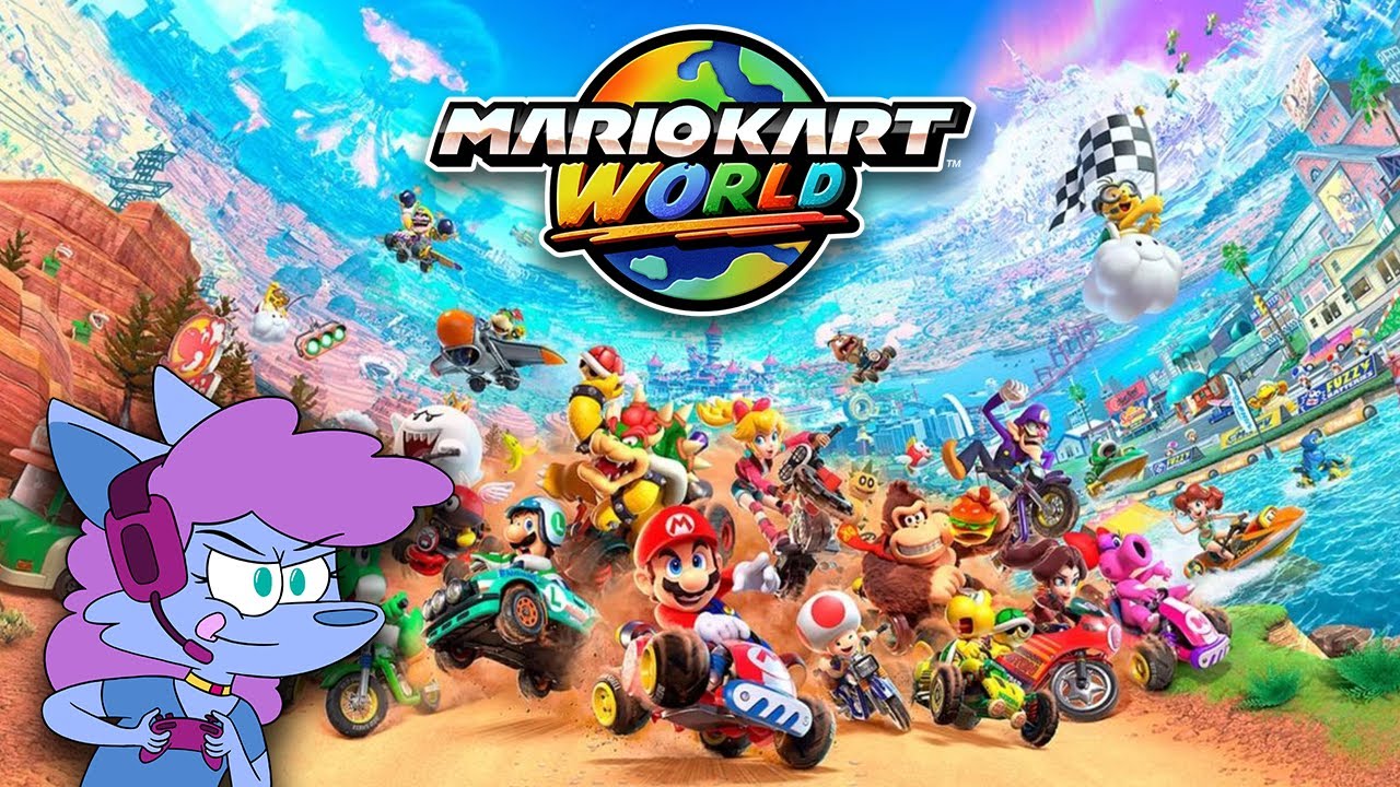 Racing with Friends! MARIO KART WORLD!! Part 7
