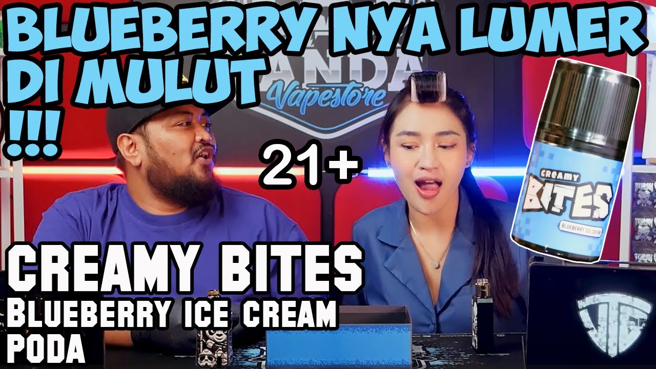 BLUEBERRY NYA LUMER | CREAMY BITES Blueberry Ice Cream by PODA