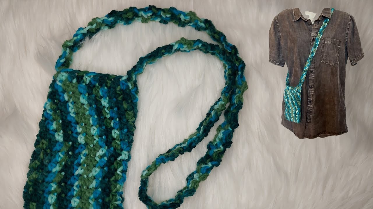 Easy to make iPhone Bag | Beginner - Intermediate Tutorial, Half Double Crochet Stitch