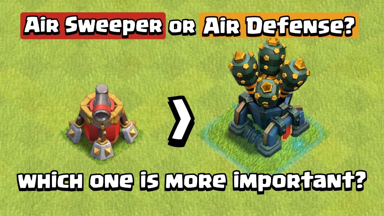 Air Sweeper VS Air Defense | Clash of Clans