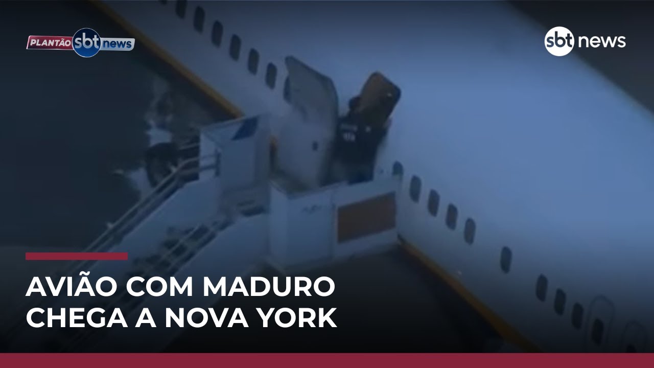 Avi&atilde;o com Nicol&aacute;s Maduro chega aos Estados Unidos | #Plant&atilde;oNews