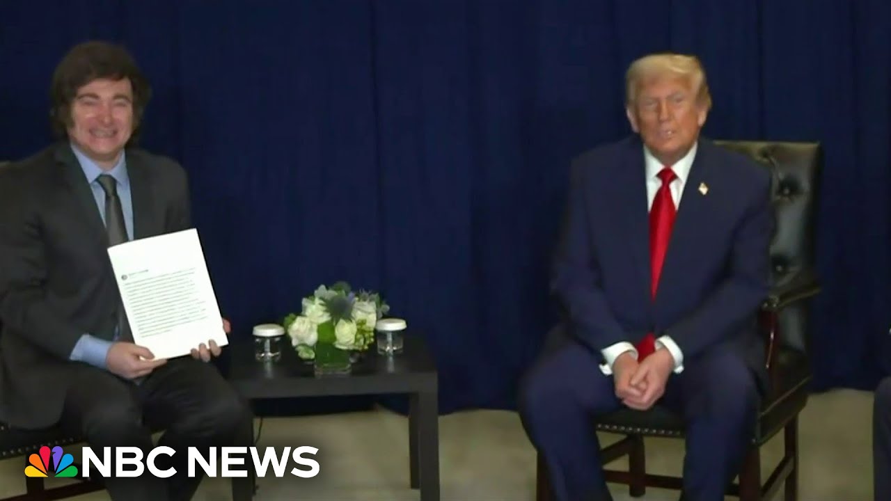 Trump endorses Argentine President Javier Milei for another term
