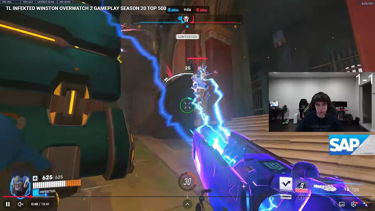 TL INFEKTED WINSTON OVERWATCH 2 GAMEPLAY SEASON 20 TOP 500