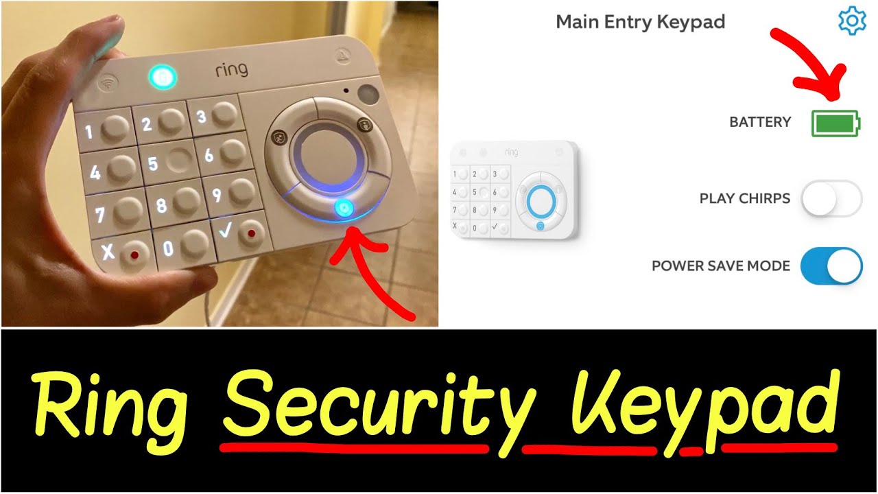 ✅Ring Security System Keypad Battery Life Check, Cost, Settings, & Charging HD Review