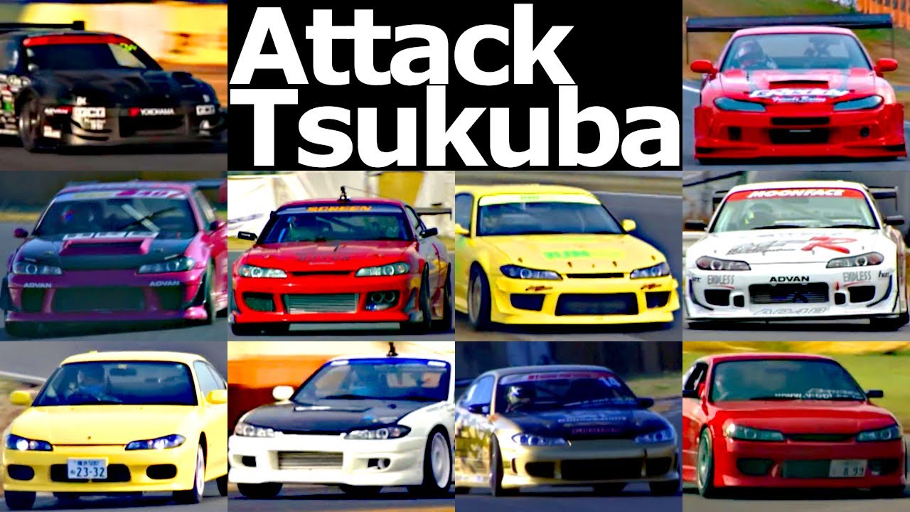 【S15】シルビア 筑波スーパーラップ 10連発！ノーマル車から アンダー鈴木 マシン まで一気にまとめ見【VIDEO OPTION切り抜き TSUKUBA SUPER LAP S15 Silvia】