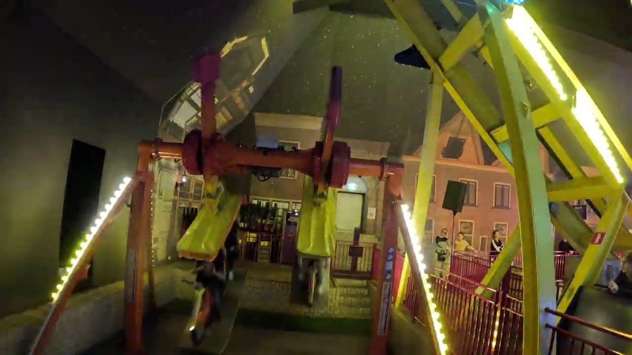 Fahrrad Looping Karussell (Offride) Video Preston Palace Hotel Indoor Kermis in den Niederlanden 