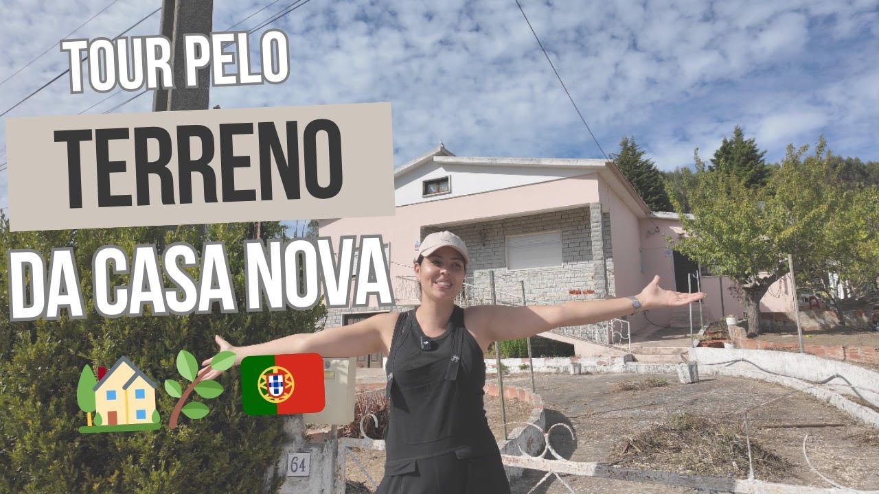 Tour pelo terreno da nossa nova casa em Portugal 🇵🇹 | Mostramos tudo!