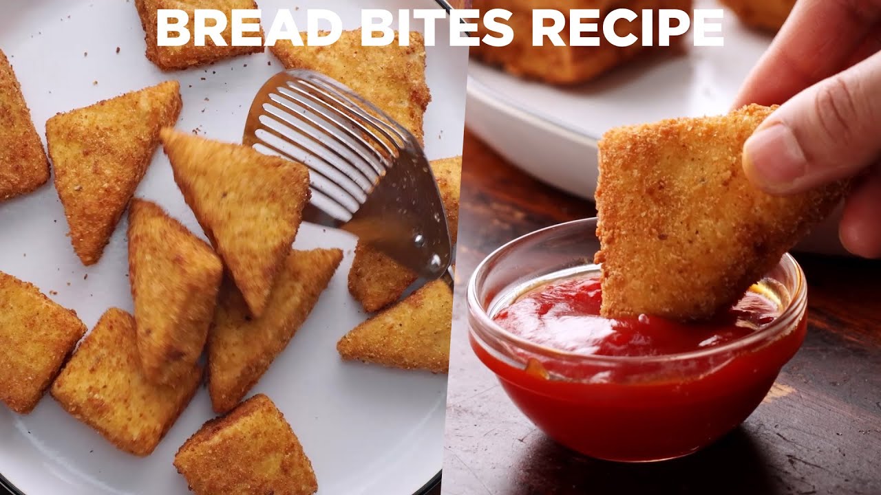 Kids Favorite Mini Chicken Bread Patties Recipe | Mini Bread Bites For Lunch Box