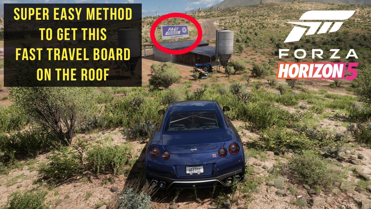 EASY METHOD Forza Horizon 5 Fast Travel Board on Roof - Costa Rocosa