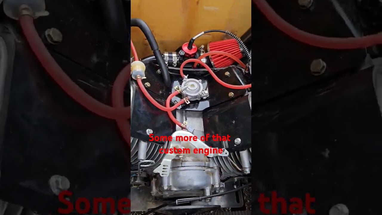 Custom predator 670 in a golf cart #ezgo #predator #offroad #golfcarts #golf #smallengine #mechanic
