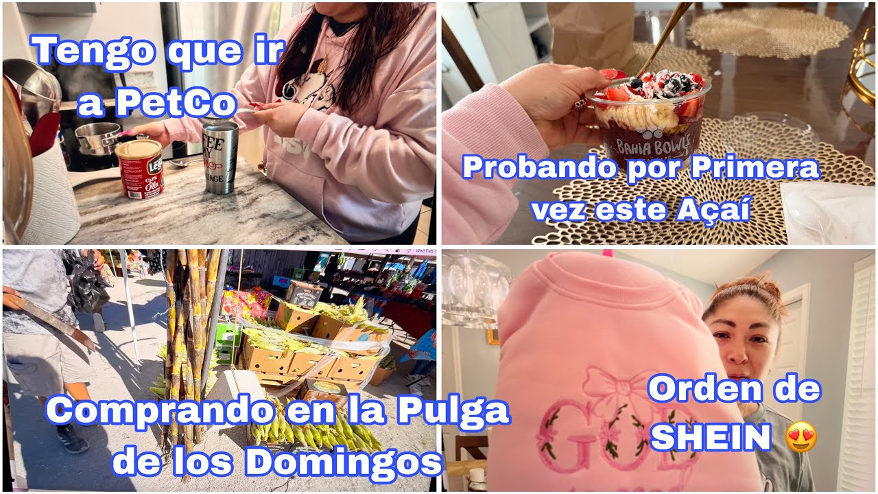 De Compras en el Flea Market 🌶️🍊Vamos a PetCo 🐶