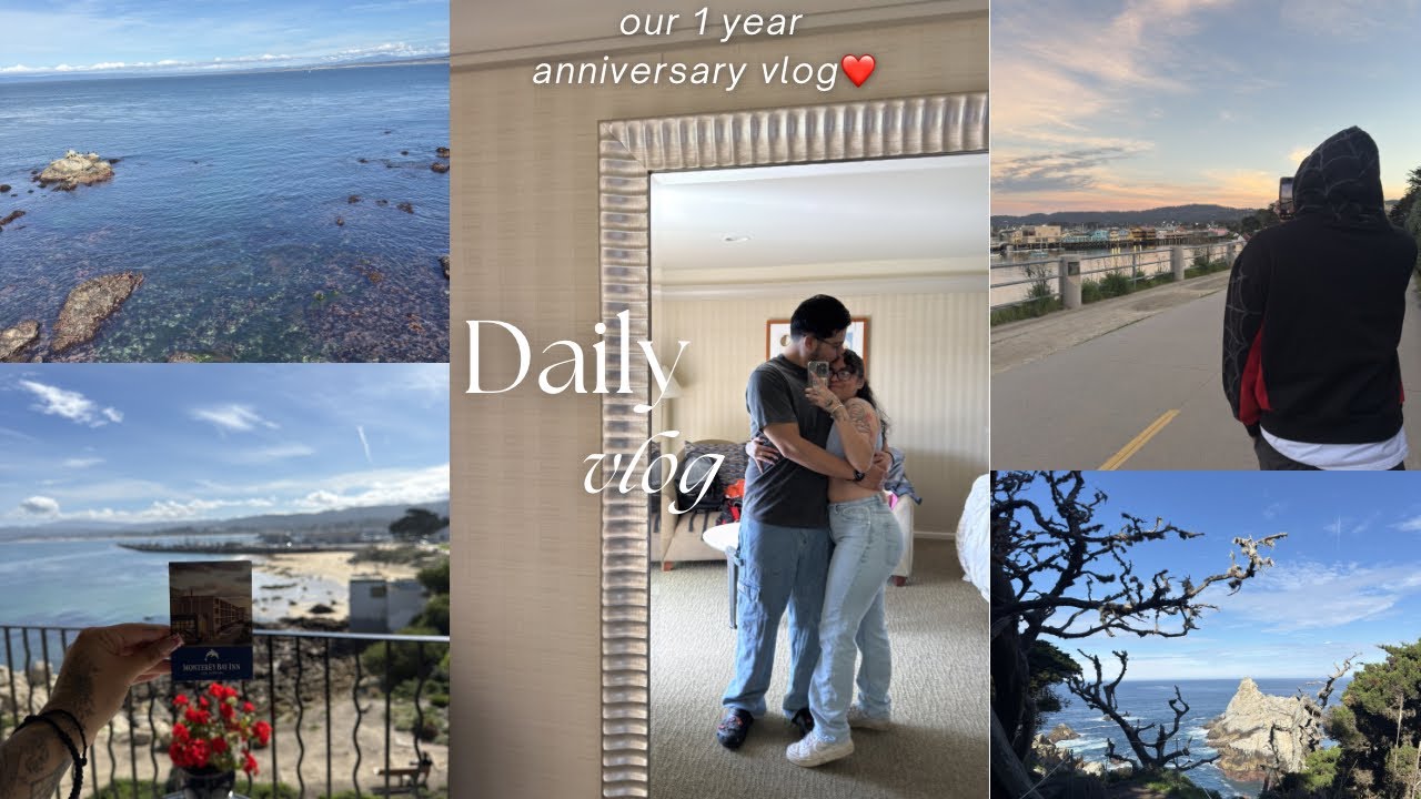 come with us to monterey ❤️ for our 1 year anniversary ❤️