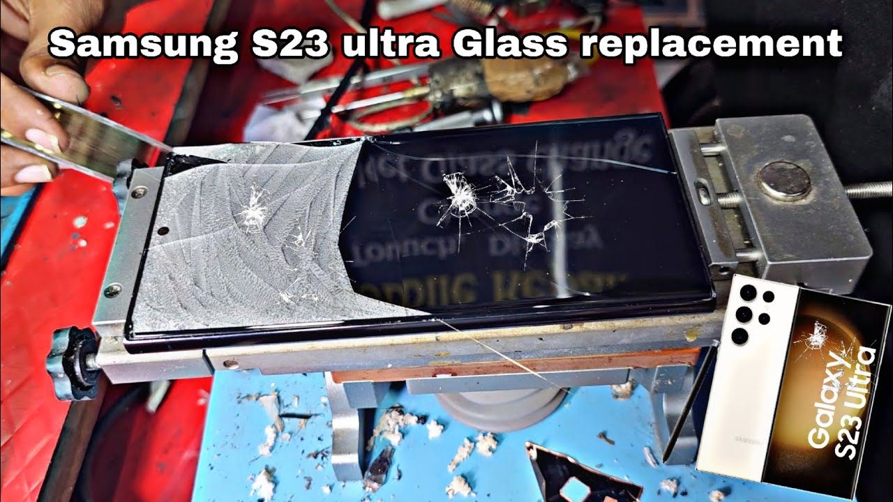 Samsung S23 Ultra Broken Glass Restoration || Samsung S23 Ultra Replacement 😲