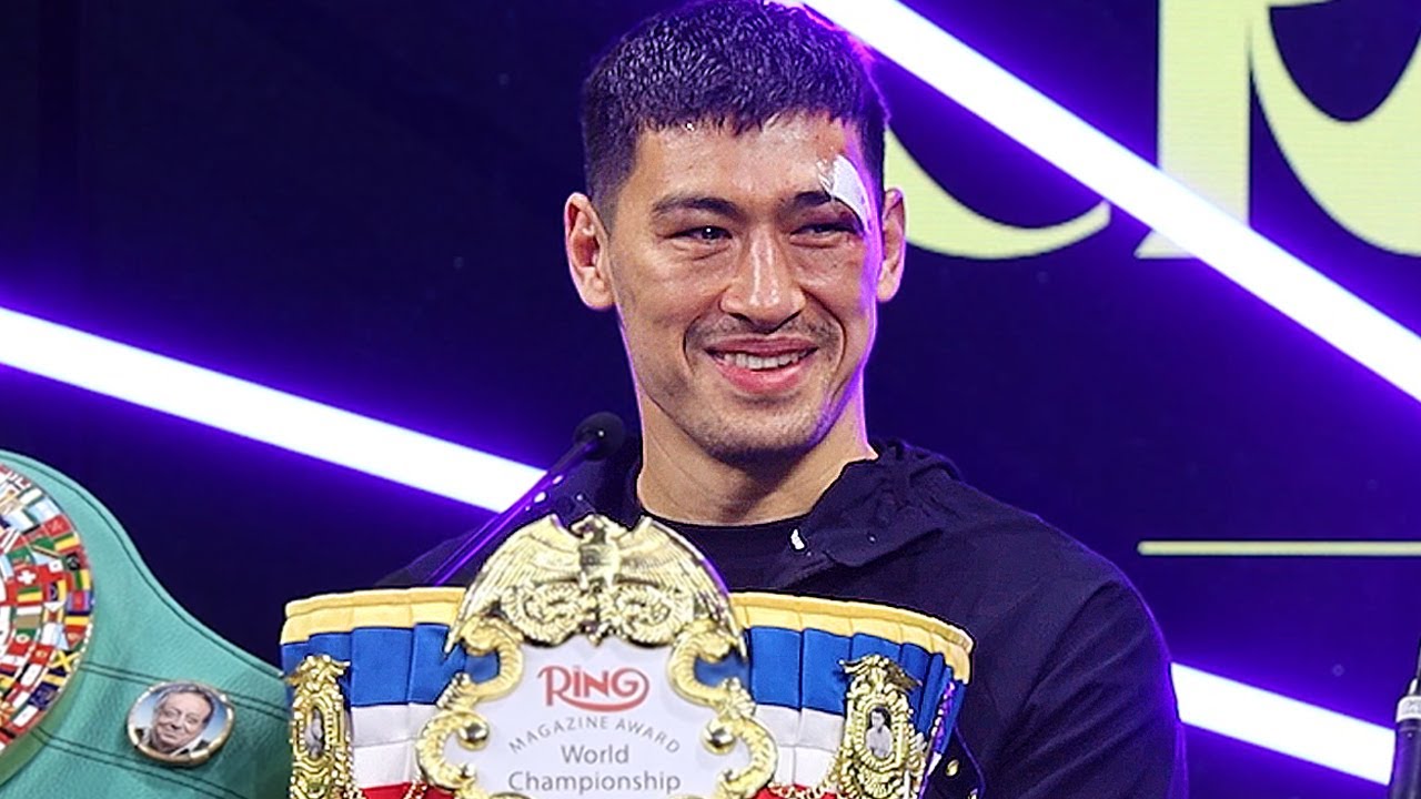 Dmitry Bivol at post fight press conference talks Canelo rematch, Beterbiev win & Benavidez