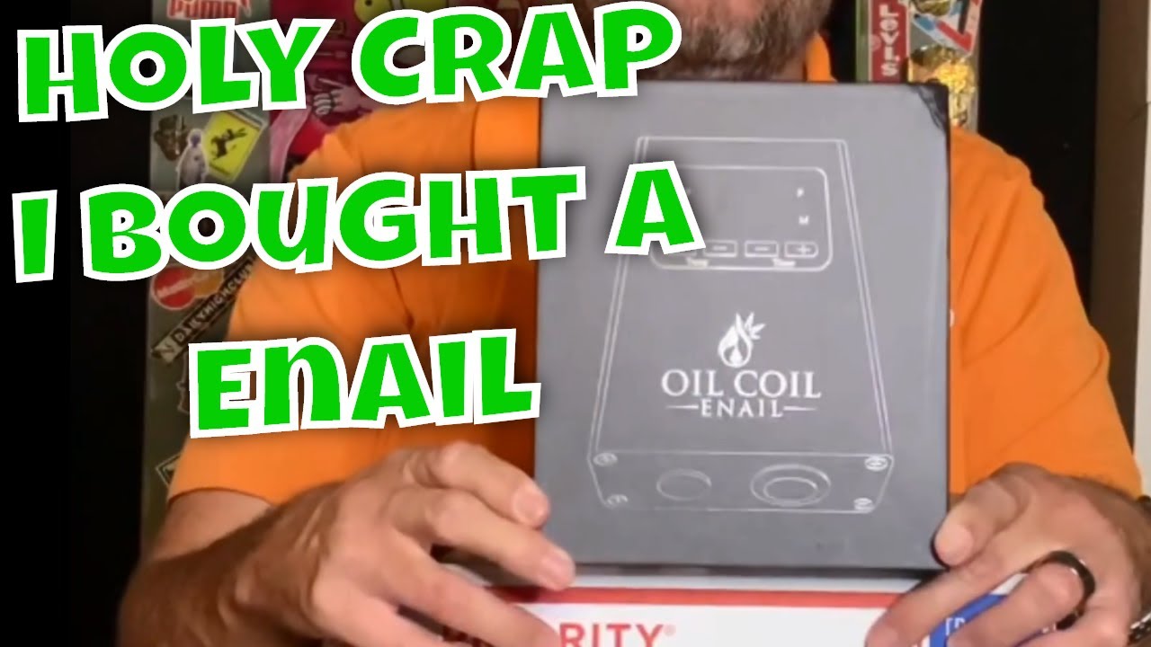 OIL COIL ENAIL REVIEW - UNBOXING MY FIRST ENAIL AND USING IT! SMOKING SHATTER
