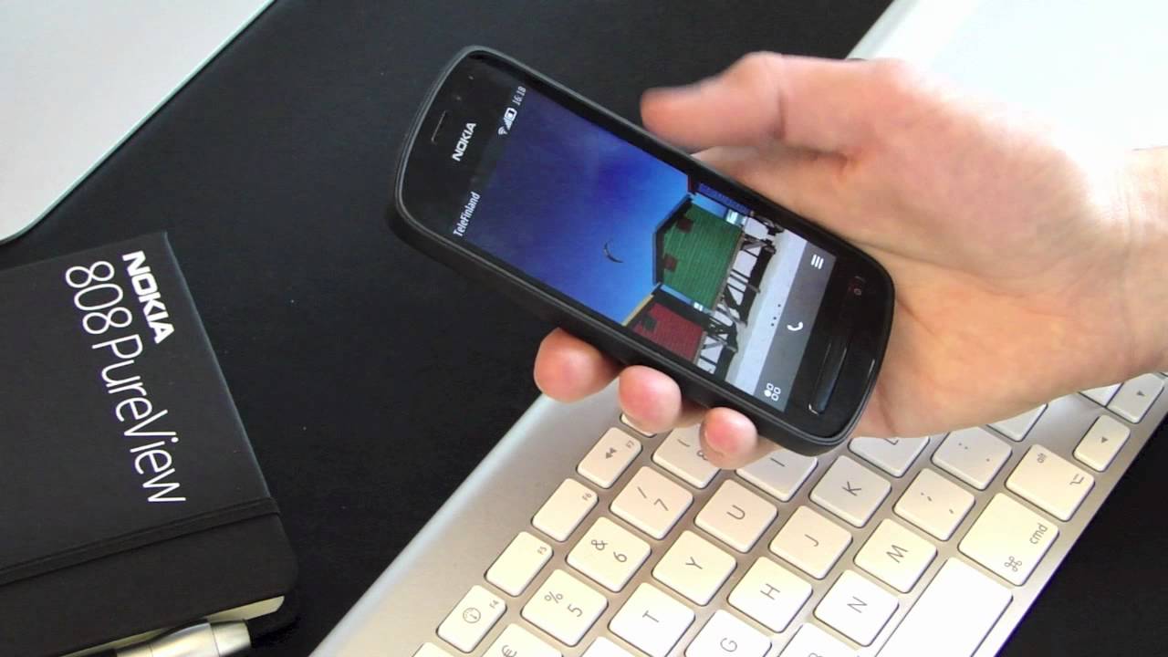 Videotestiss&auml; Nokia 808 PureView -kamerapuhelin