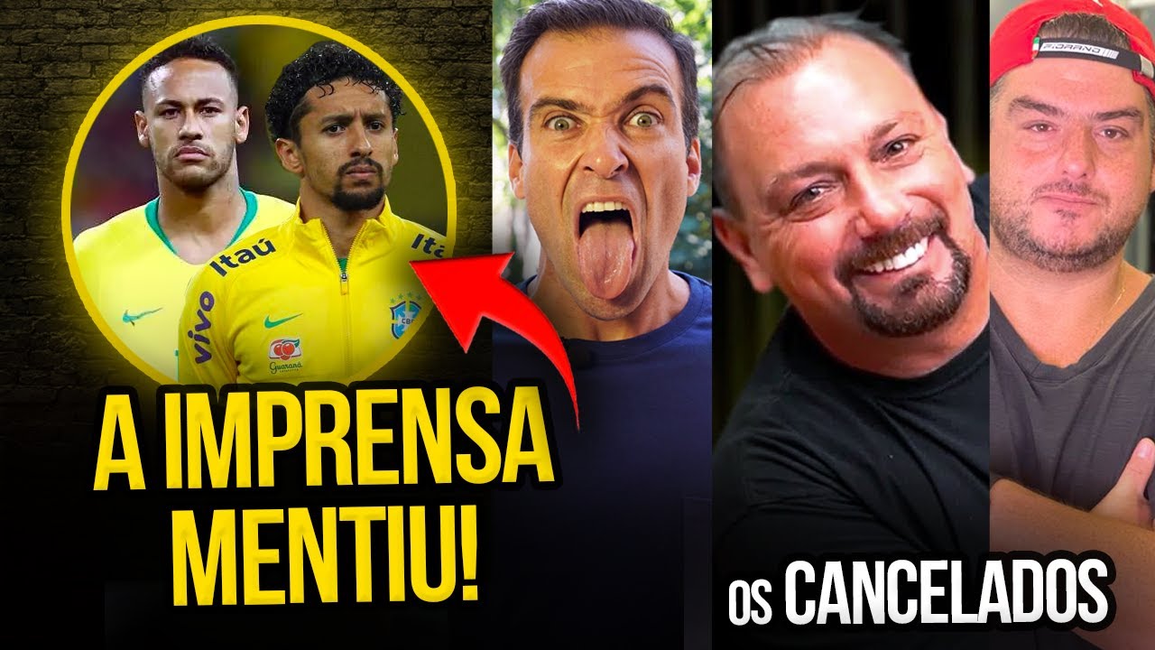 Os Cancelados (09/06): jogadores da SELE&Ccedil;&Atilde;O DESMASCARAM a IMPRENSA!