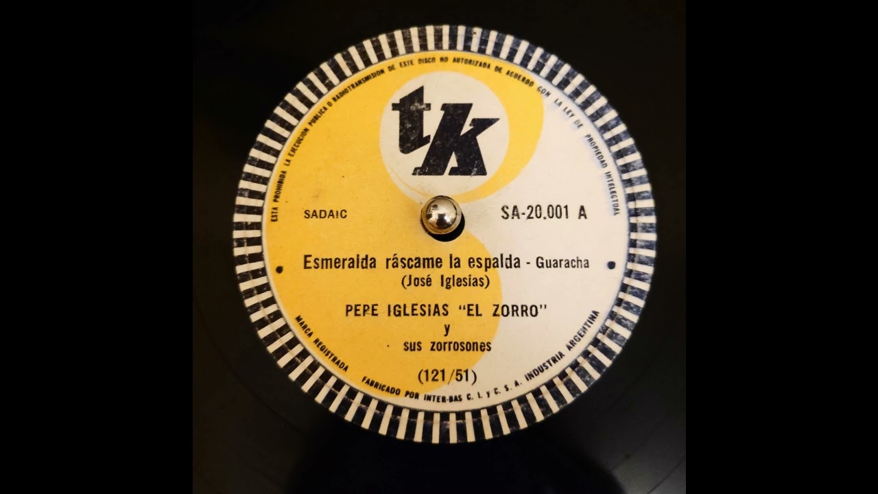 Esmeralda, ráscame la espalda - Pepe Iglesias 