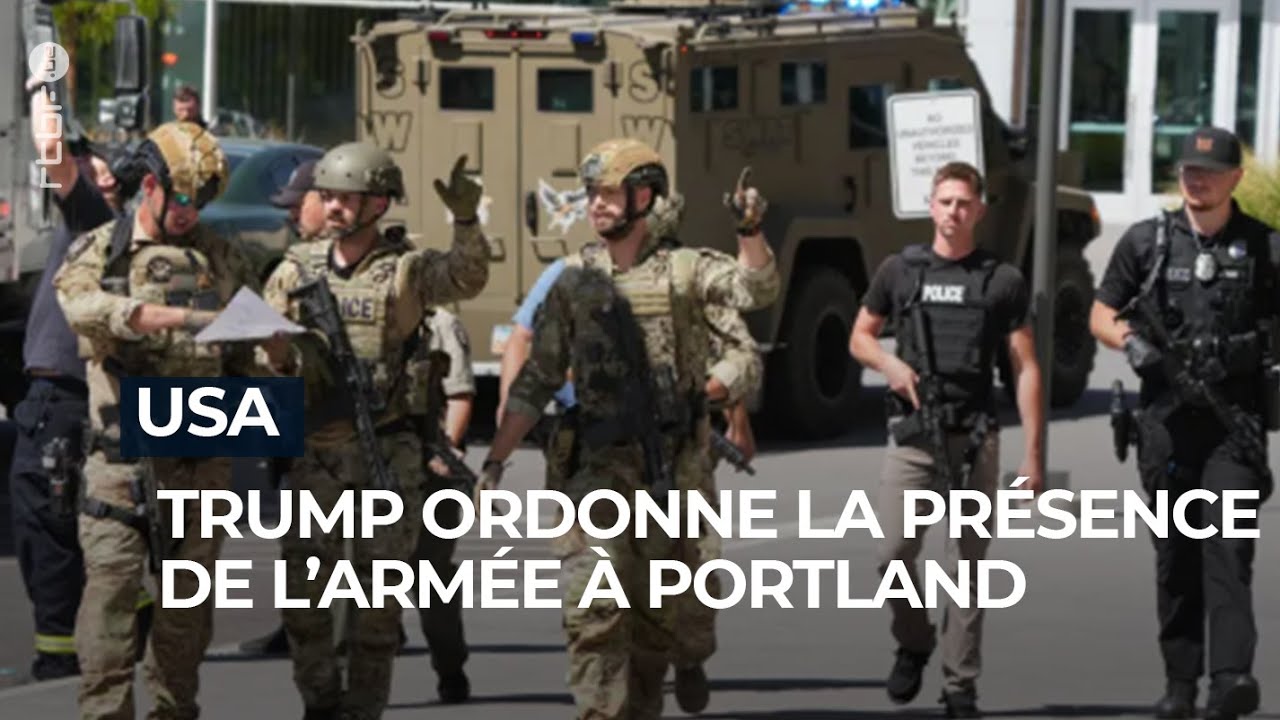 &Eacute;tats-Unis : Donald Trump ordonne le d&eacute;ploiement des forces arm&eacute;es &agrave; Portland - RTBF Info