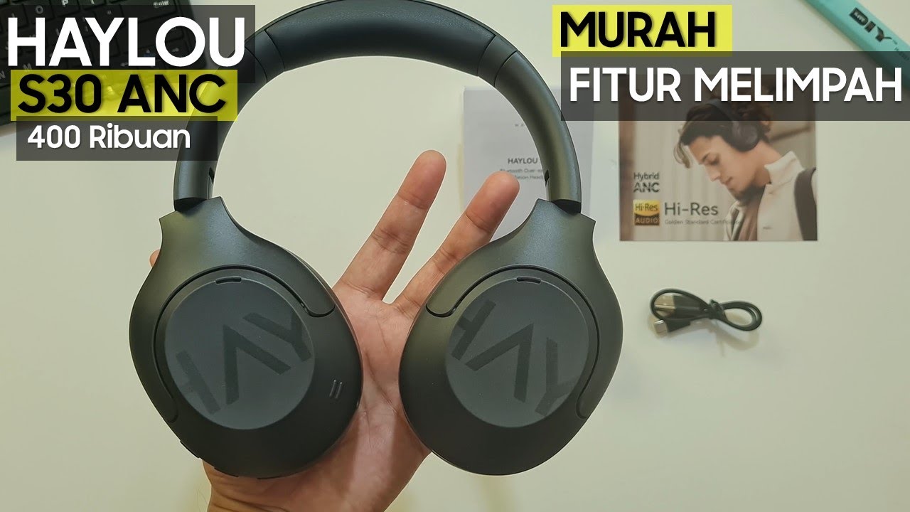 HAYLOU S30 ANC FULL REVIEW - Headphone Murah, Fitur Melimpah