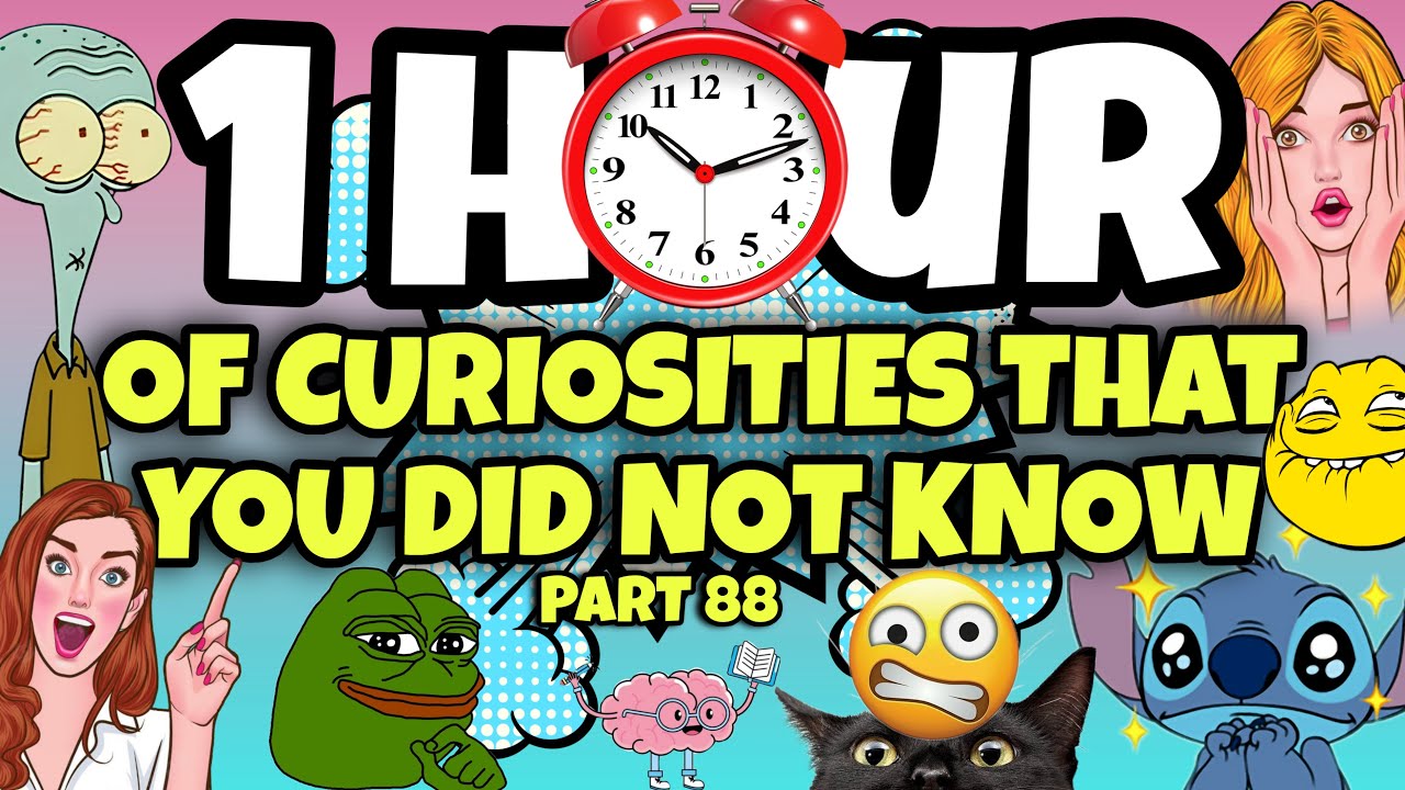 1 HOUR OF CURIOSITIES AND THINGS YOU DIDN'T KNOW 🧠⏰ #88