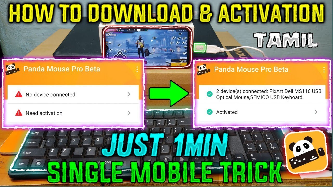 Simple Trick Download & Active 👑||One Mobile Trick 🔥||Just 1min Tamil✨️||Mobile To Pc Change ⚡️