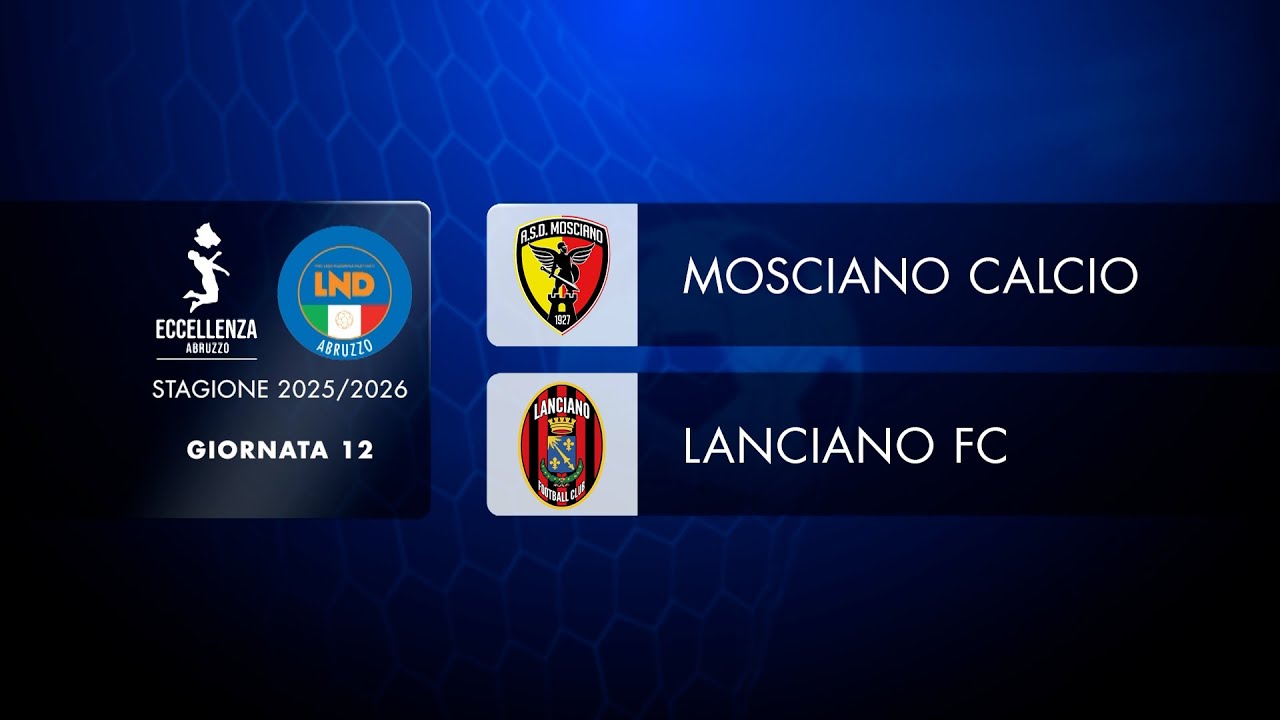 Eccellenza Abruzzo | 12° giornata: Mosciano - Lanciano FC (0-3)