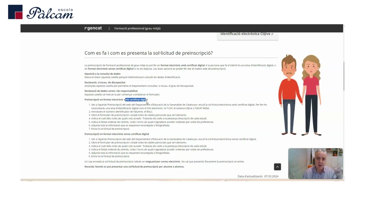 Preinscripción Ciclos formativos