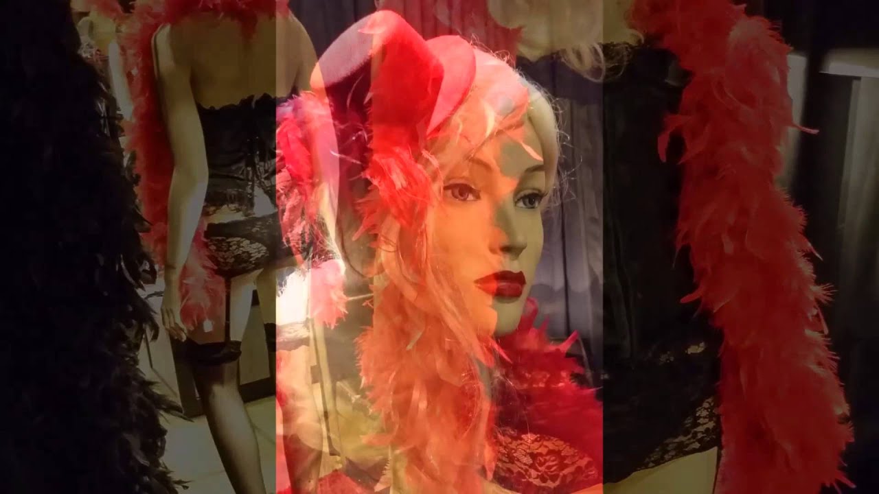 Christina Marie in the Boudoir Boutique in Bruges