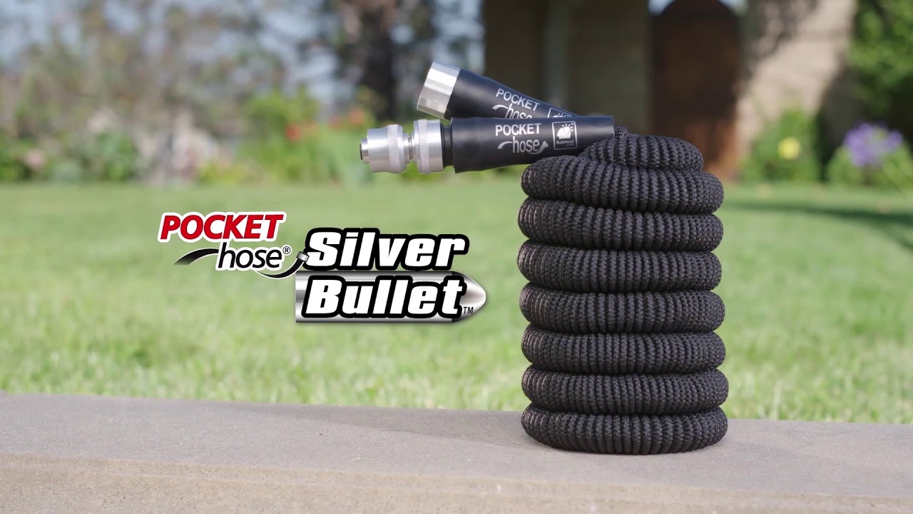 Pocket Hose Silver Bullet - Amazing Hassle Free Hose That Grows!