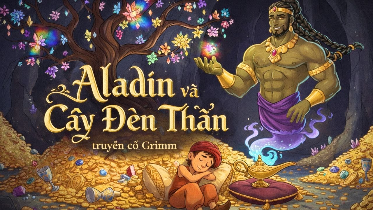 Aladin và Cây Đèn Thần |  Truyện cổ Grim | Truyện kể cho bé trước giờ đi ngủ