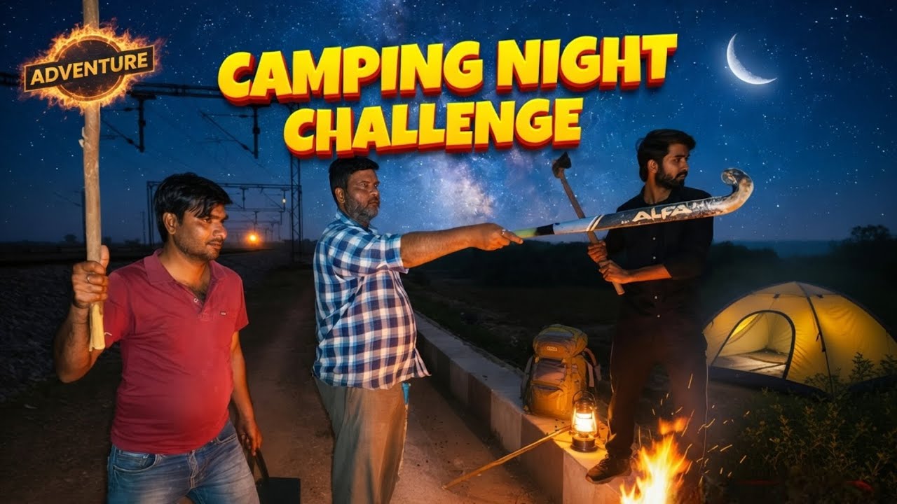 Jungle Mein Night Camping 🏕️ | Adventure Night in Forest