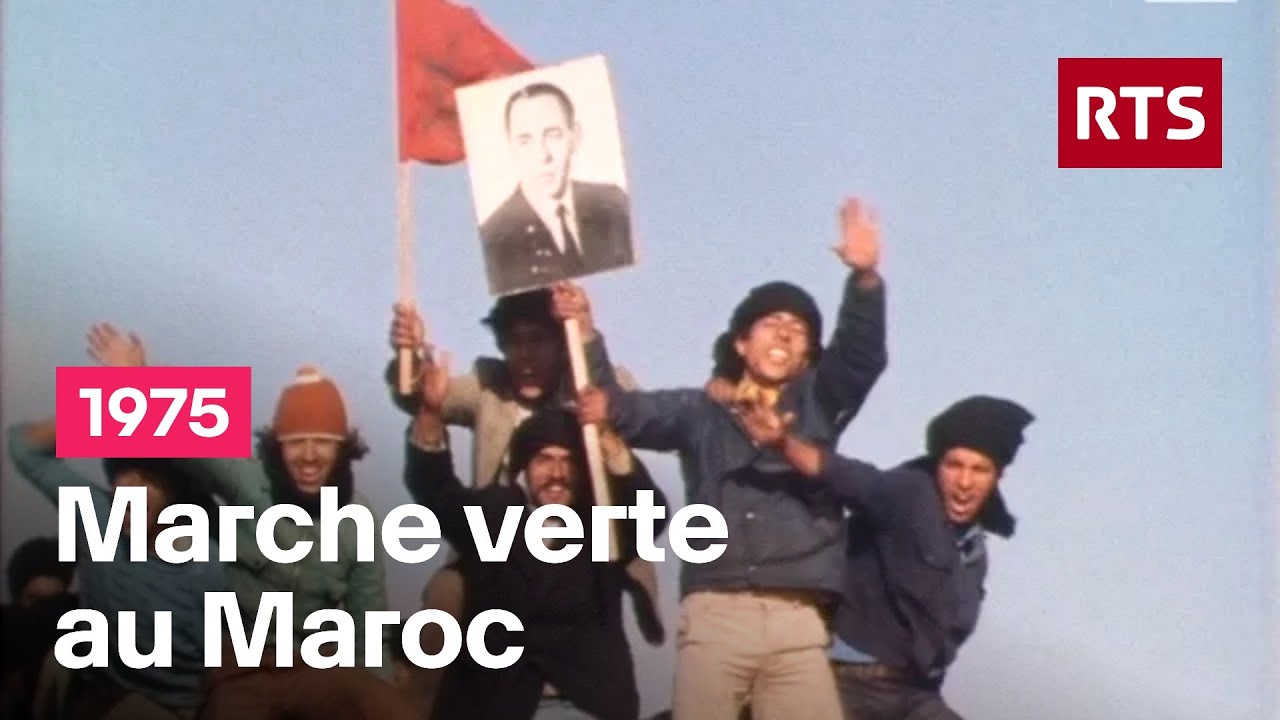Marche verte au Maroc (1975) / نادر وممتاز من سويسرا حول المغرب والمسيرة الخضراء
