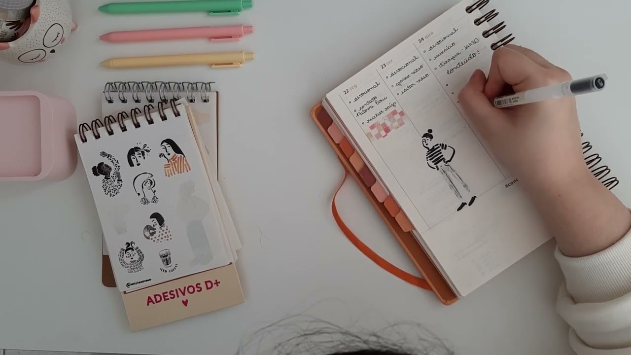 Planeje uma semana comigo | Organiza&ccedil;&atilde;o Semanal, Planner Flordemim 2022
