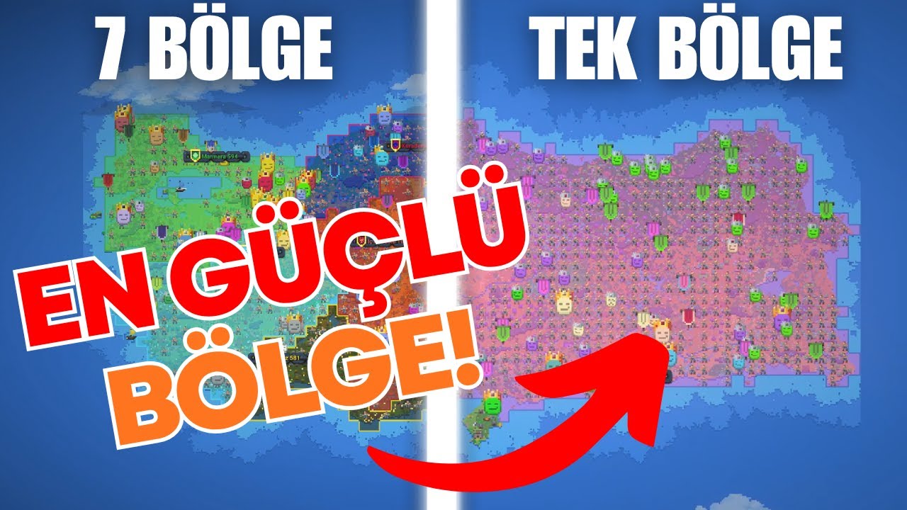 T&Uuml;RKİYENİN EN G&Uuml;&Ccedil;L&Uuml; B&Ouml;LGESİ HANGİSİ | WorldBox