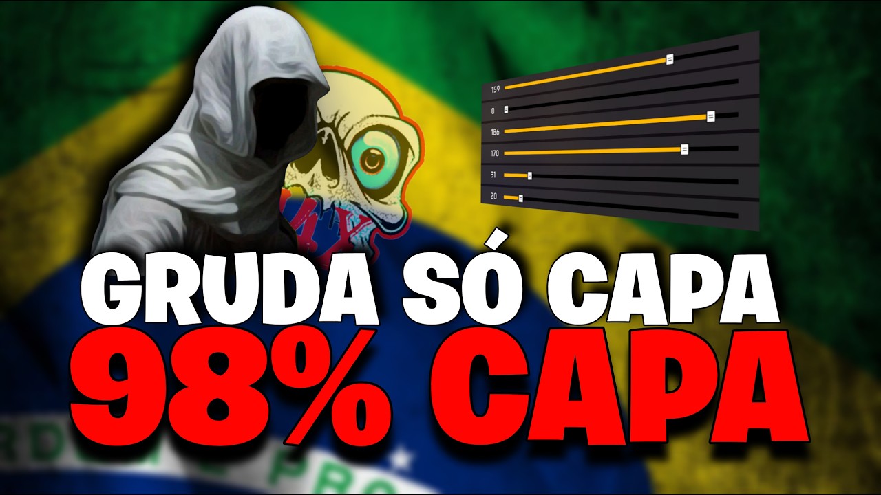 GRUDA SÓ CAPA FÁCIL  A MELHOR SENSIBILIDADE! PARA TODAS ARMAS DEPOIS DA ATUALIZAÇÃO DO FREE FIRE!
