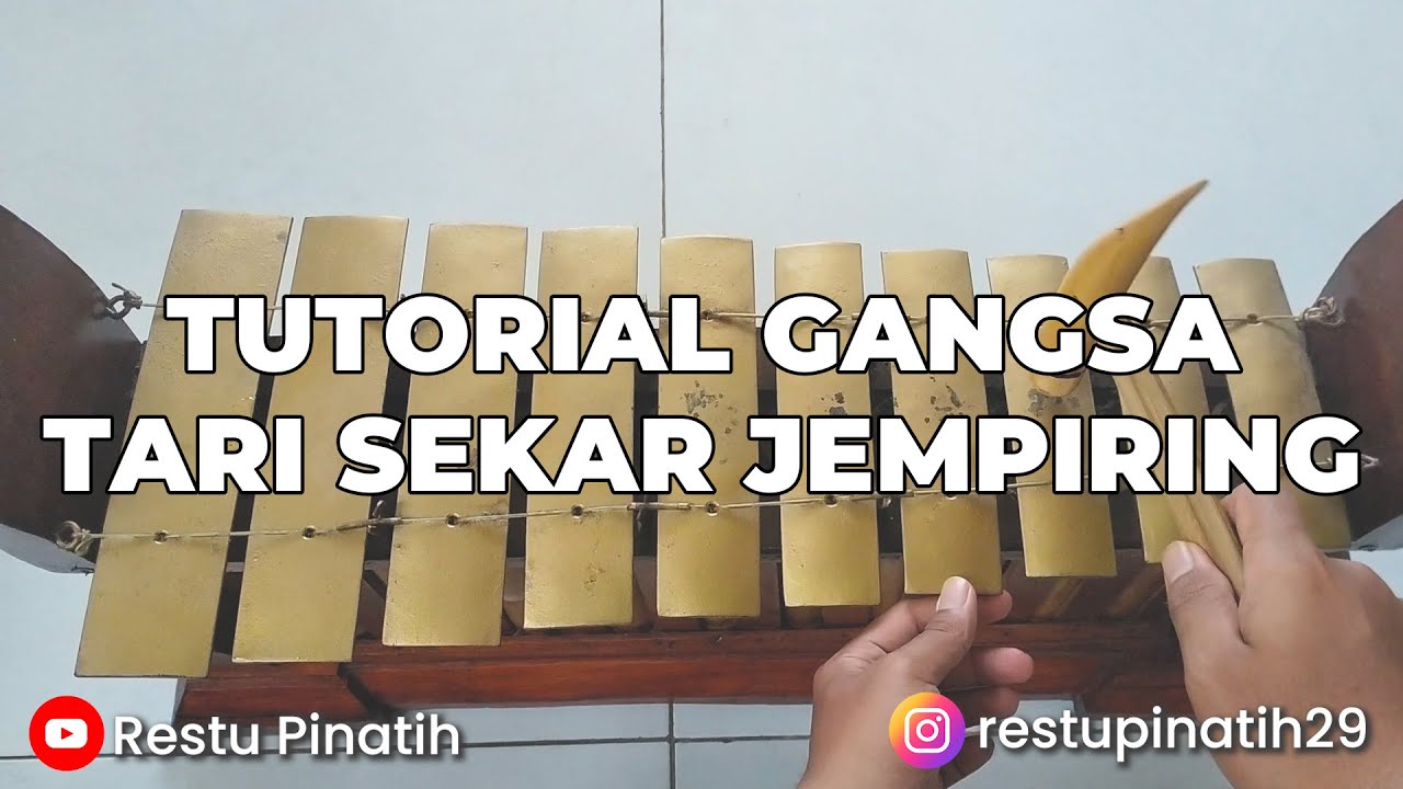 Tutorial Gangsa Tari Sekar Jempiring | Gambelan Bali