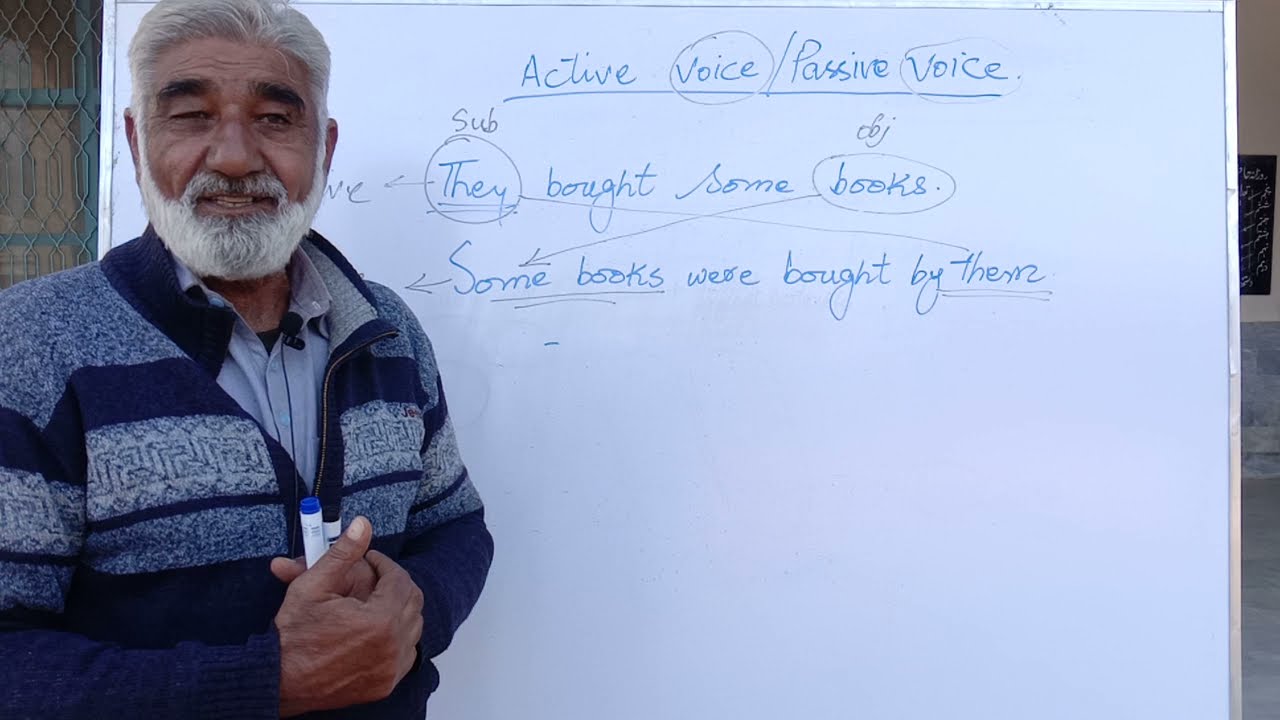 Lecture 55 Active voice & Passive voice usage and Explanation |Azad Academy bjr|