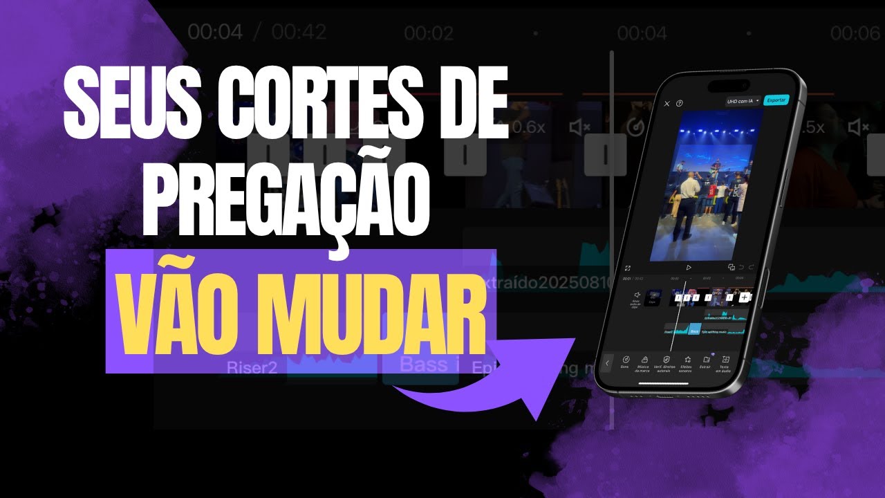 Aprenda a Editar Cortes de Pregação que Prende a Atenção - Usando celular + CapCut