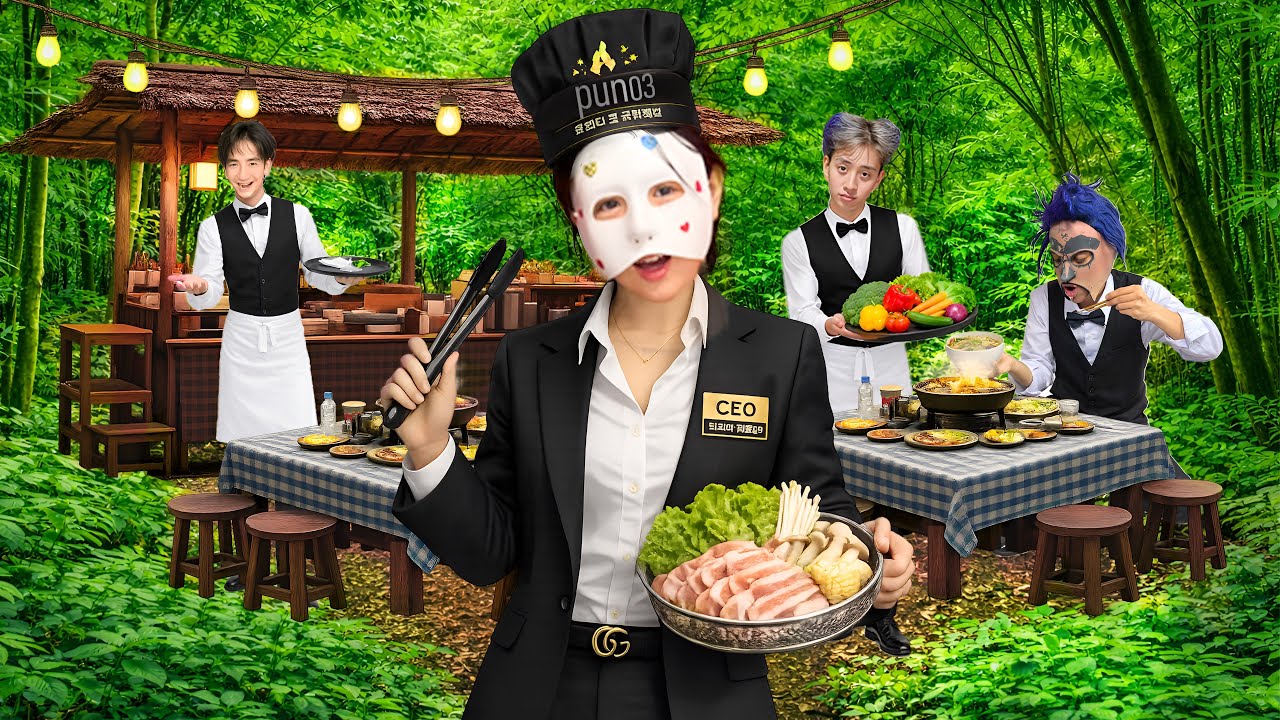 เปิดร้านหมูกระทะกลางป่ากับ 3 หุ้นส่วนสุดป่วน! 🐷🔥 